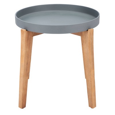 Charlen Side Table - Natural/Gray - Safavieh