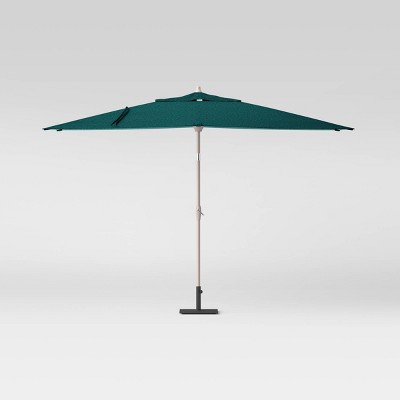 10' Rectangular Patio Umbrella DuraSeason Fabric™ Teal - Project 62™