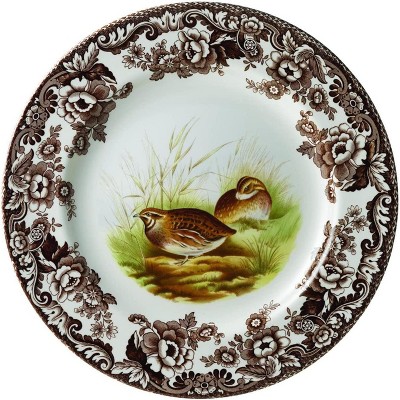 Spode Woodland Dinner Plate - Quail - Perfect for Thanksgiving