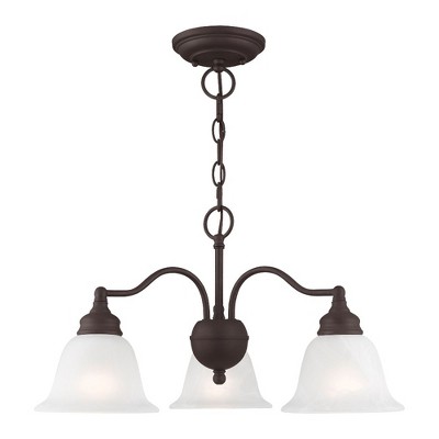 Livex Lighting Essex 3 - Light Chandelier in  Bronze