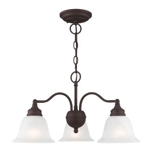 Livex Lighting Essex 3 - Light Chandelier in  Bronze - 1 of 1