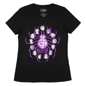 Hunter X Hunter Womens' Twelve Legged Spider Boyfriend Fit Anime T-Shirt - 1 of 3