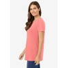 Woman Within Plus Size Perfect Crewneck Tunic - 4 of 4