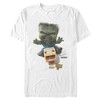 Mens A Minecraft Movie Chicken Jockey T Shirt - 2 of 4