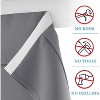 NICETOWN Door Curtain Blackout Window Tie up Shades Thermal Insulated for Kitchen Bedroom Kids Nursery 1 Panels - 3 of 4