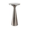Living Room End Tables with Artistic Appeal - Marble Top and Metal Base End Table and Side Table Design for Small Spaces - 4 of 4