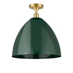 Plymouth Dome - 1 Light Semi-Flush Mount In Industrial Style-18.75 Inches Tall and 16 Inches Wide - 1 of 1