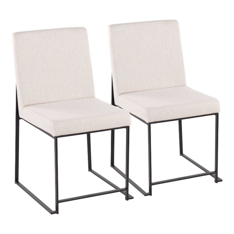 Set of 2 High Back Fuji Dining Chairs, 1 of 13