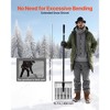 16" Aluminum Snow Shovel with Long Handle, Lightweight Detachable Design for Driveways & Walkways - 4 of 4