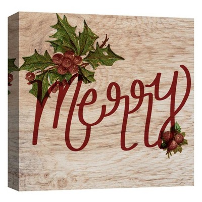 16" x 16" Merry Decorative Wall Art - PTM Images