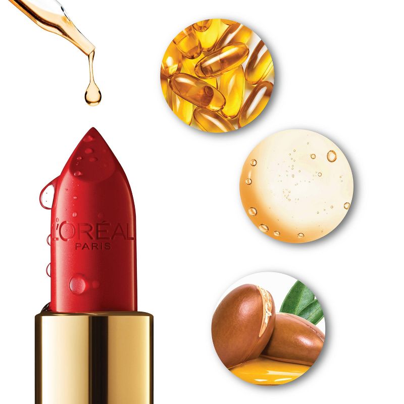 L'Oreal Paris Colour Riche Original Satin Lipstick for Moisturized Lips - 0.13oz, 5 of 8