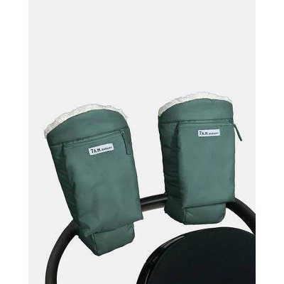Image of 7AM Enfant Stroller Warmmuffts with Zipper - Pine
