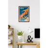Trends International Marvel Fantastic Four: First Steps (2025) - The Human Torch Framed Wall Poster Prints - 2 of 4