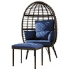 UPTIOT Wicker Outdoor Lounge Chair with Cushions - 4 of 4