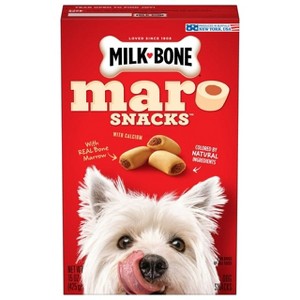 Milk Bone MaroSnacks Small Dog Treats With Bone Marrow, 15 ozs, Pack of 2 - 1 of 4