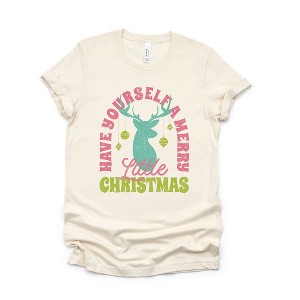 Simply Sage Market Women's Have Yourself A Merry Little Christmas Short Sleeve Graphic Tee - 1 of 4