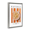 Stupell Industries Traditional Ravioli Pasta Black Framed Floater Canvas Wall Art - 3 of 4