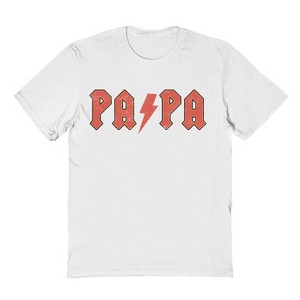 Social Collective Men's Pa-Pa Short Sleeve Graphic Cotton T-Shirt - White S - 1 of 3