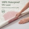 Aoibox King Size Waterproof Mattress Protector Breathable Noiseless Deep Pocket Mattress Pad 6-18 Inch Washable Cover - 4 of 4