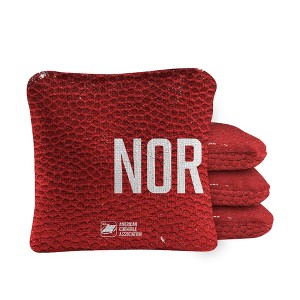 Skip's Garage | Gameday Norman Synergy Pro Cornhole Bags (Set of 4) - 1 of 4