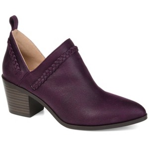 Journee Collection Womens Sophie Pull On Stacked Heel Booties - 1 of 4