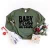 Simply Sage Market Women's Graphic Sweatshirt Baby It's Cold Outside Wavy - 2 of 2