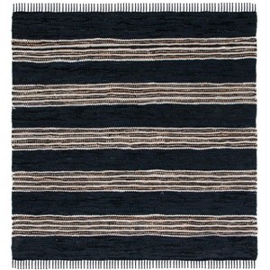 Vintage Leather W/ Fringes VTL601 Hand Woven Indoor Rugs - Safavieh - 1 of 4