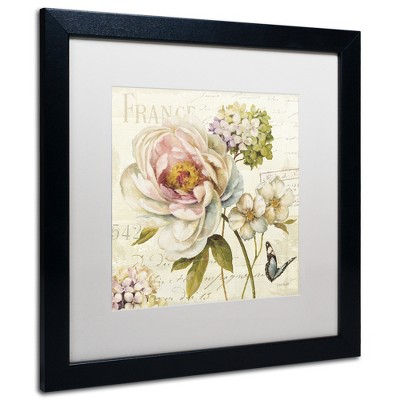 Trademark Fine Art -Lisa Audit 'Marche de Fleurs III' Matted Framed Art