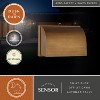 VAXCEL Walsh Dusk to Dawn ADA Dark Sky Outdoor Wall Light Fixture Lantern, Warm Brass, 7 inch W - 2 of 4