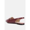 Trempe Croc Slingback Flat Sandals - 3 of 4