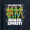 Men's - Teenage Mutant Ninja Turtles - Get Into The Ninja Spirit Long Sleeve Graphic T-Shirt - 2 of 4