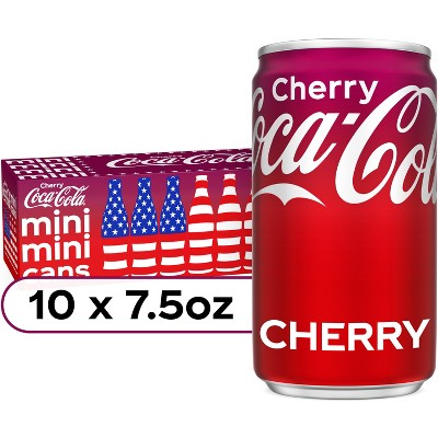 Coca-Cola Cherry Soda - 10pk/7.5 fl oz Mini-Cans