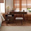 APRILSOUL 51.00"3-in-1 Vanity Desk with Lighted Flip-Top Mirror & Adjustable Cabinet, Makeup Dressing Table - 4 of 4