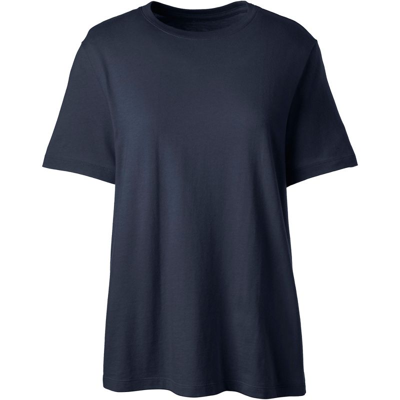 Lands' End School Uniform Women's Short Sleeve Feminine Fit Essential T-shirt, 1 of 3