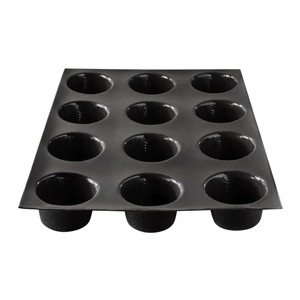 Flexipan Original 12 Muffin Mold, Non-Stick, Handcrafted in France, Trusted by Chefs, Food Safe Certified - 1 of 4