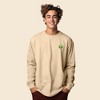 Dalix Alien Embroidered Cotton Classic Fit Long Sleeve Crewneck Tee Shirt Mens - 2 of 4
