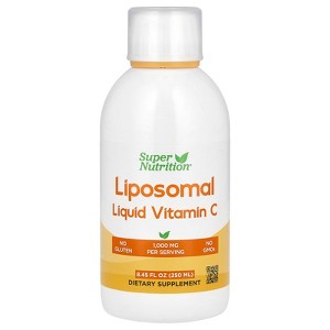 Super Nutrition Liposomal Liquid Vitamin C, Unflavored, 1,000 mg, 8.45 fl oz (250 ml) - 1 of 3