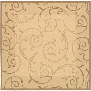 Courtyard CY2665 UV & Stain Resistant Non-Shedding Power Loomed Indoor/Outdoor Rugs - Safavieh - 1 of 4