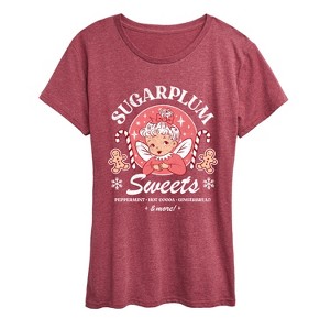 Women's - Instant Message - Sugarplum Sweets Short Sleeve Graphic T-Shirt - 1 of 4