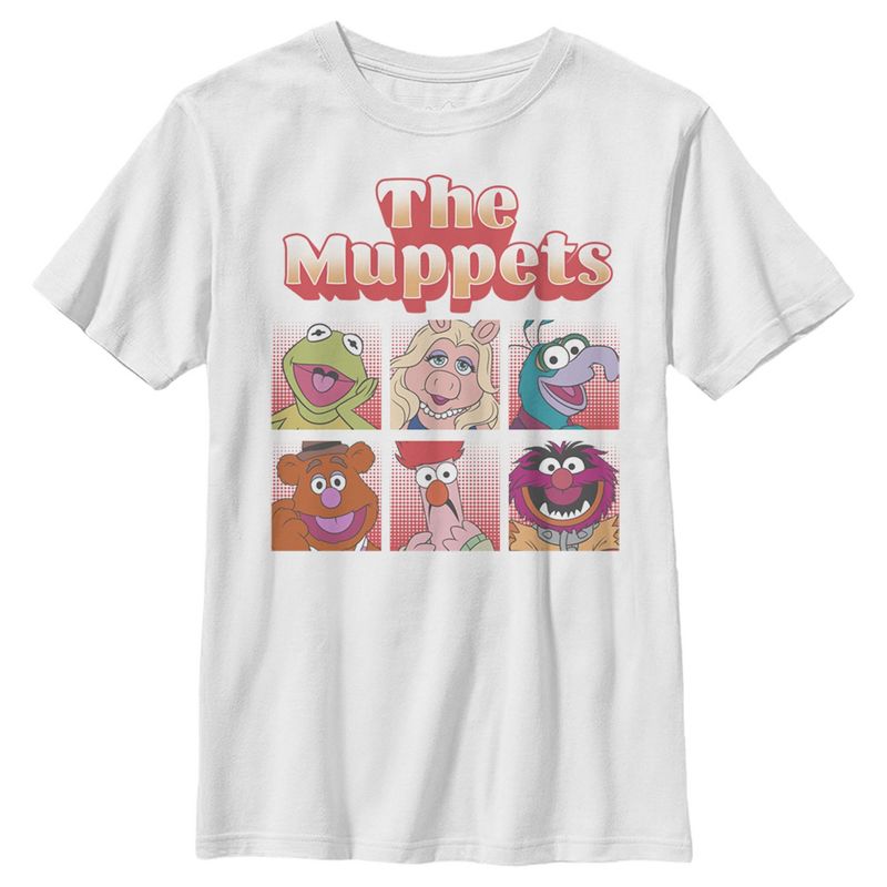 Boy's The Muppets Boxed Characters T-Shirt, 1 of 6
