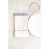 Slickblue Versatile Hand-Spun Cotton Dinner Napkin, 20x20 Inches, Striped Design, Machine Washable, Multiple Colors - 3 of 4