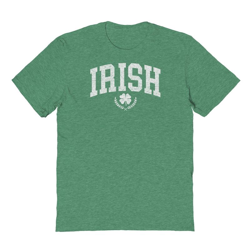 Rerun Island Men's Irish Collegiate 01 Short Sleeve Graphic Cotton T-Shirt, 1 of 2
