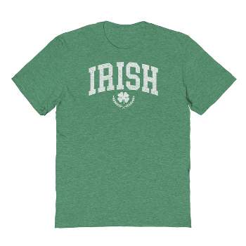 Rerun Island Men's Irish Collegiate 01 Short Sleeve Graphic Cotton T-Shirt