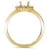Pompeii3 3/8ct Oval Shape Diamond Gold Engagement Ring Setting - 3 of 4