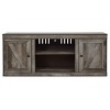 Signature Design by Ashley 60" Wynnlow TV Stand for TVs up to 65" Brown/Beige: Rustic Media Console with Cable Management - 4 of 4