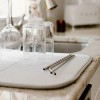 LunaLulinlk Supermatural Recycled Plastic & Charcoal Foam Odor Absorbing Dish Drying Mat - Gray - 4 of 4