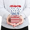 Big Dot of Happiness Stars & Stripes - Memorial Day, 4th of July and Labor Day USA Patriotic Party Favor Popcorn Treat Boxes - Set of 12 - 2 of 4