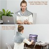 Coucheta Electric Heating Pad - for Neck, Shoulders and Back, Heated Wrap for Pain Relief, Fast Heat Therapy, Soft Flannel - 4 of 4