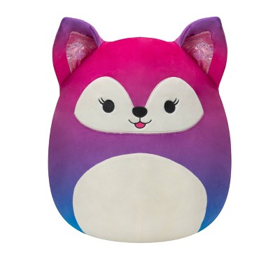 Squishmallows 16" Syana the Pink to Purple Ombre Fox Plush Toy