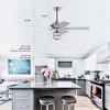 Bella Depot 52" Industrial Ceiling Fan with Light and Remote - 4 of 4